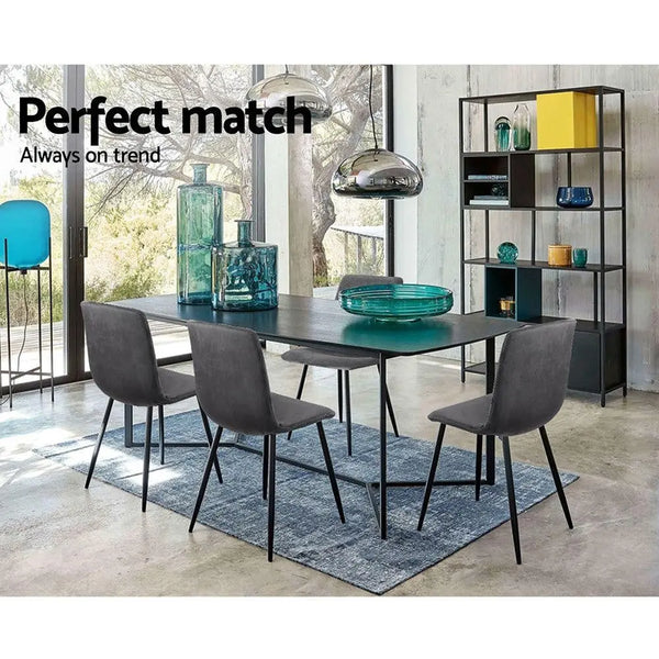 Set of 4 Artiss Modern Dining Chairs Deals499