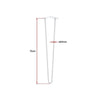 Set of 4 Industrial Retro Hairpin Table Legs 12mm Steel Bench Desk - 71cm White Deals499