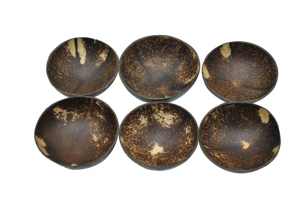 Set of 6 Coconut Wood Dipping Dining Bowl Deals499