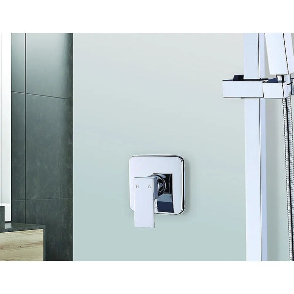 Shower Bath Mixer Tap Bathroom WATERMARK Approved - Chrome Deals499