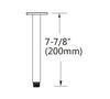 Shower Head Arm Wall Connector Square Bathroom Rainforest ShowerHead Deals499