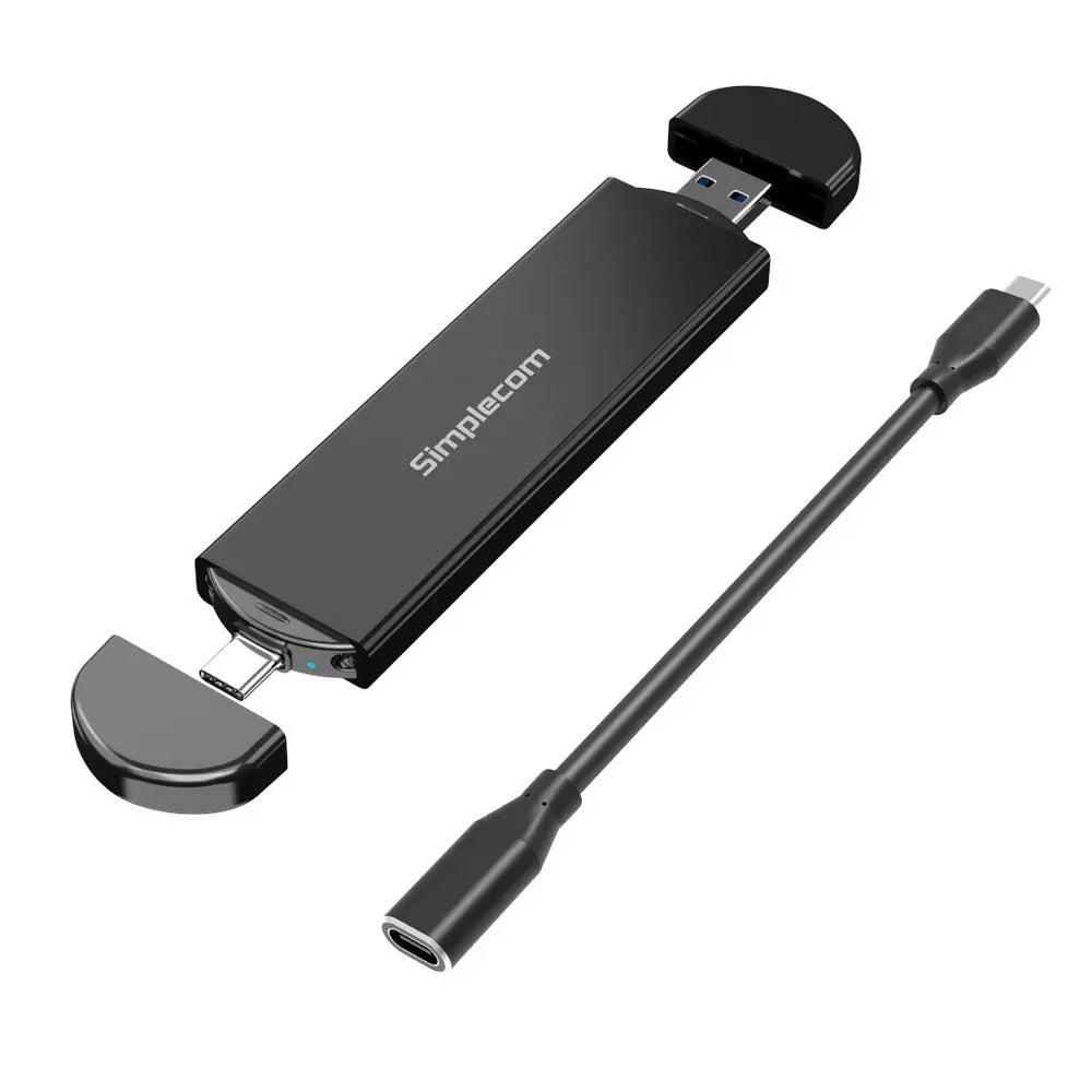 Simplecom SE522 NVMe / SATA M.2 SSD to USB 3.2 Gen 2 Dual USB Connector Enclosure Deals499