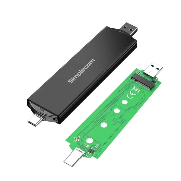 Simplecom SE522 NVMe / SATA M.2 SSD to USB 3.2 Gen 2 Dual USB Connector Enclosure Deals499