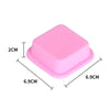 Soap Moulds Silicone 3D Shaped Mold DIY Handmade Tools Square 25Pcs Deals499