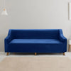 Sofa Cover Couch High Stretch Super Soft Plush Protector Slipcover 4 Seater Navy Deals499