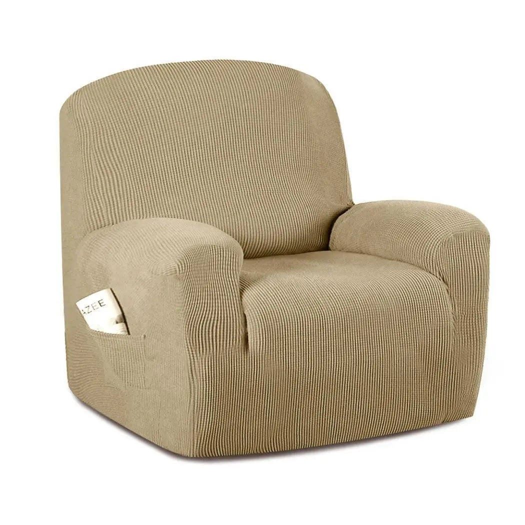 Sofa Cover Recliner Chair Covers Protector Slipcover Stretch Coach Lounge Sand Deals499