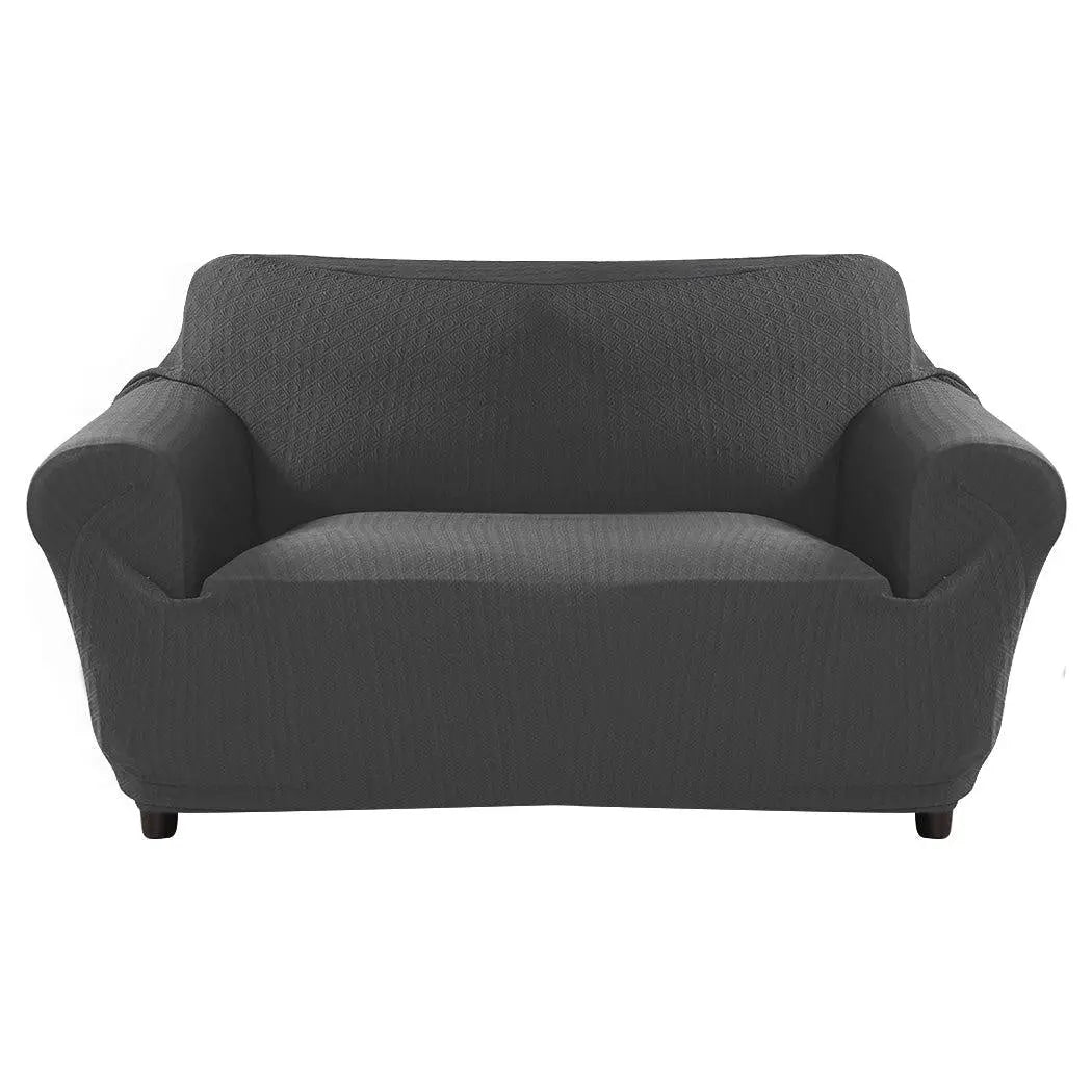 Sofa Cover Slipcover Protector Couch Covers 3-Seater Dark Grey Deals499