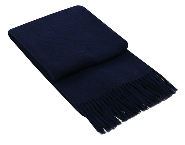 Soho Throw - Wool Blend - Navy Deals499