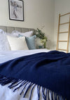 Soho Throw - Wool Blend - Navy Deals499