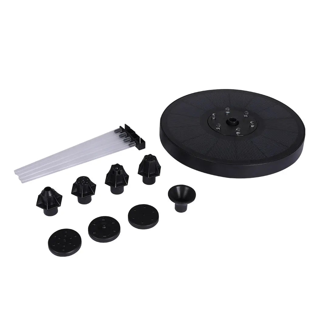 Solar Powered Water Fountain Power Floating Kit Garden Pond Pool Bird Led Colour Deals499