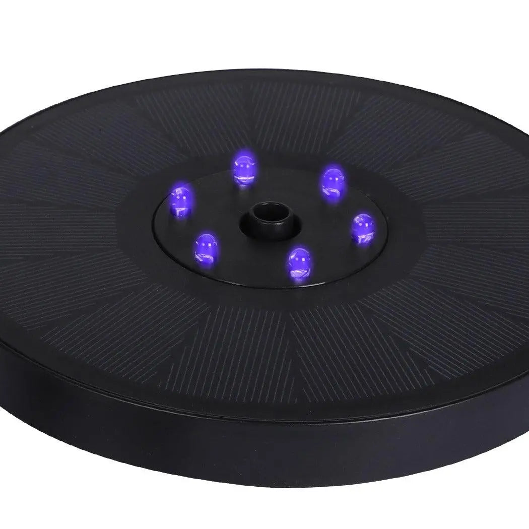 Solar Powered Water Fountain Power Floating Kit Garden Pond Pool Bird Led Colour Deals499