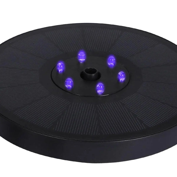 Solar Powered Water Fountain Power Floating Kit Garden Pond Pool Bird Led Colour Deals499