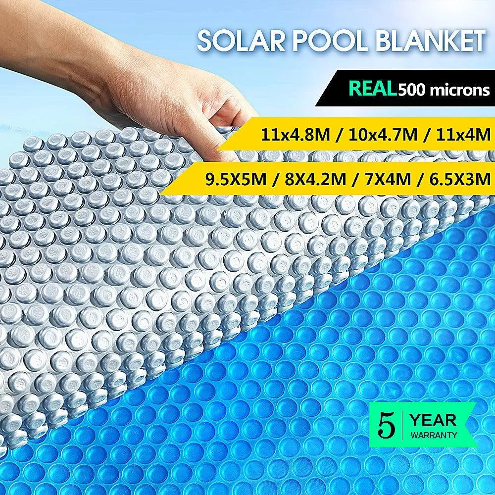 Solar Swimming Pool Cover 500 Micron Outdoor Blanket Isothermal Bubble 7 Size Deals499