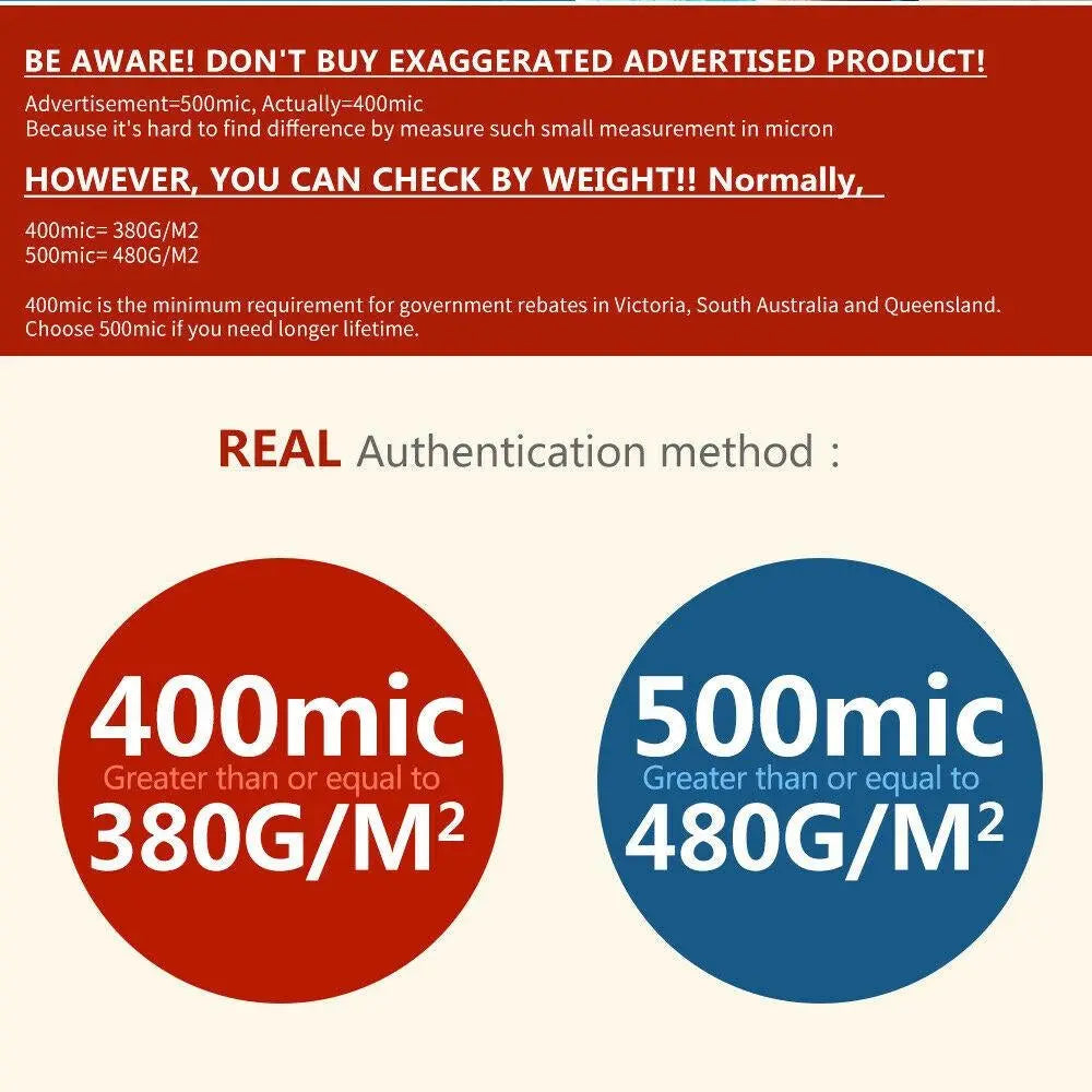 Solar Swimming Pool Cover 500 Micron Outdoor Blanket Isothermal Bubble 7 Size Deals499