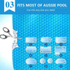 Solar Swimming Pool Cover 500 Micron Outdoor Blanket Isothermal Bubble 7 Size Deals499