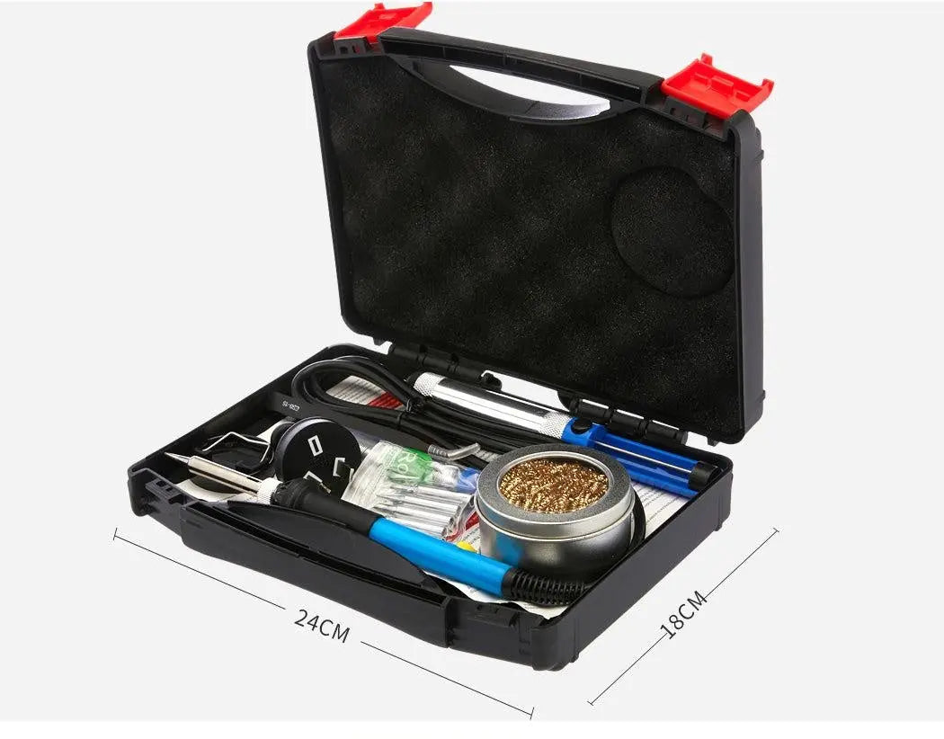 Soldering Iron Kit Electric Solder Kits Tool Wood Burning Welding Station Tips Deals499