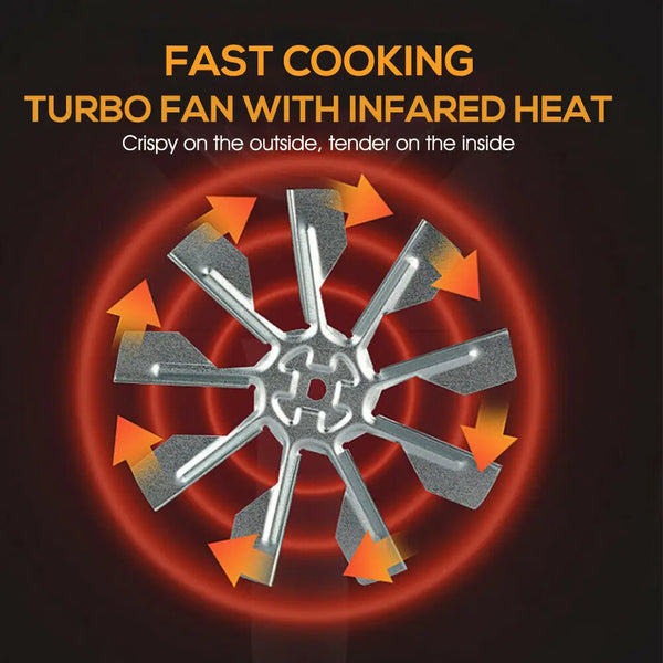 Spector 1800W 7L Air Fryer Healthy Cooker Low Fat Oil Free Kitchen Oven in Black Deals499