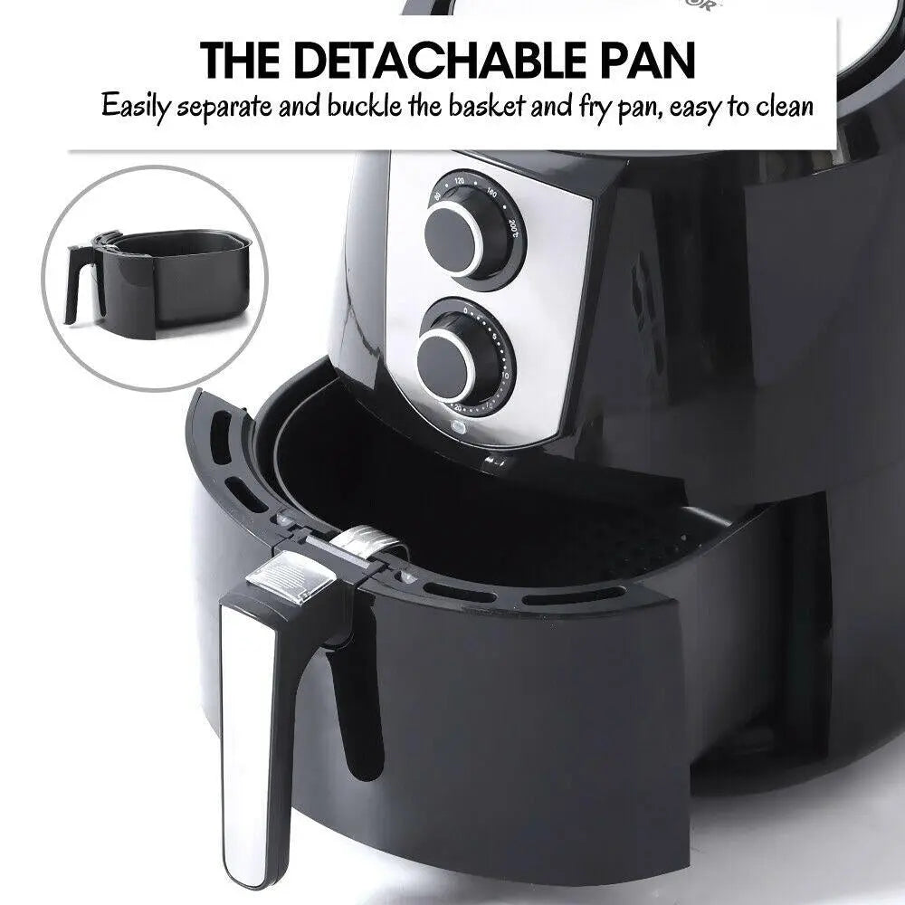 Spector 1800W 7L Air Fryer Healthy Cooker Low Fat Oil Free Kitchen Oven in Black Deals499