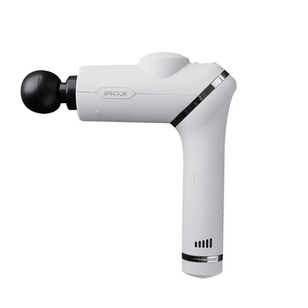 Spector Massage Gun 90° Rotatable Deep Tissue Percussion Muscle Vibrating White Deals499