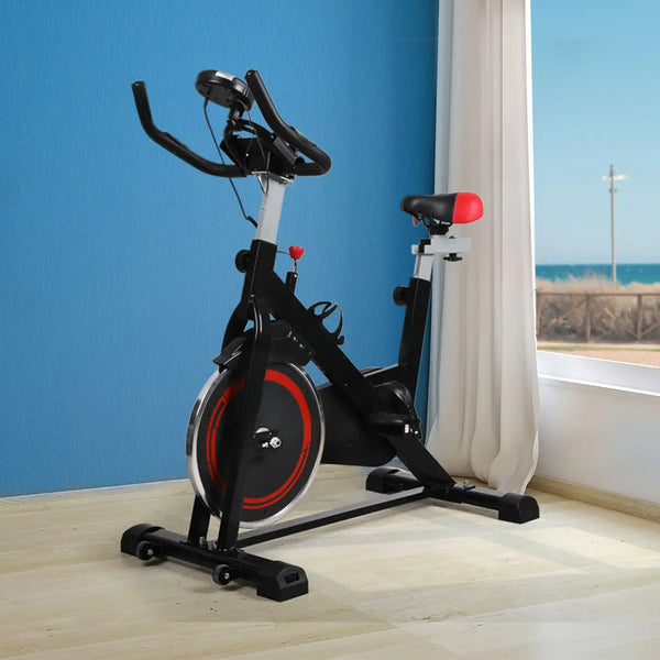 Spin Bike Fitness Exercise Bike Flywheel Commercial Home Gym Workout LCD Display Deals499