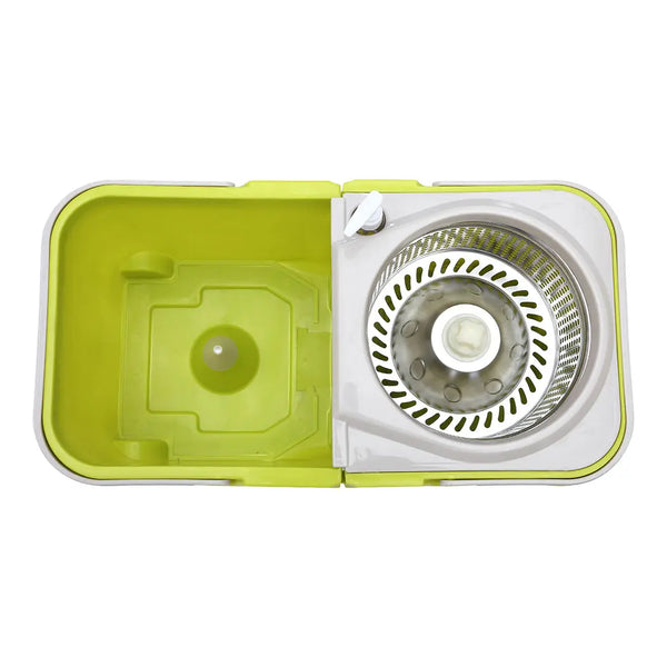 Spin Mop Bucket Set 360° Spinning Stainless Steel Rotating Wet Dry Wheels AU Deals499