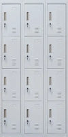 Standard locks 12 Door Locker for Office Gym - Light Grey Deals499