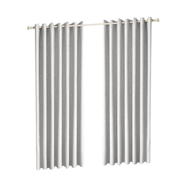 Star Blockout Blackout Curtains 3 Layers Eyelet Pure Fabric Room Darkening Deals499