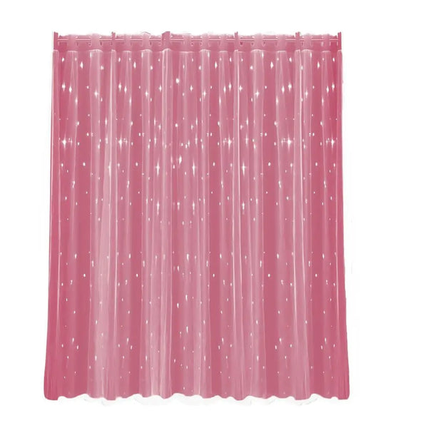 Star Blockout Curtain Panels Blackout 2 Layer Eyelet Room Darken Pure Fabric Deals499