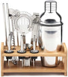 Steel Shaker Cocktail Bar Set Kit with 13 Pieces Bar Utensils Deals499