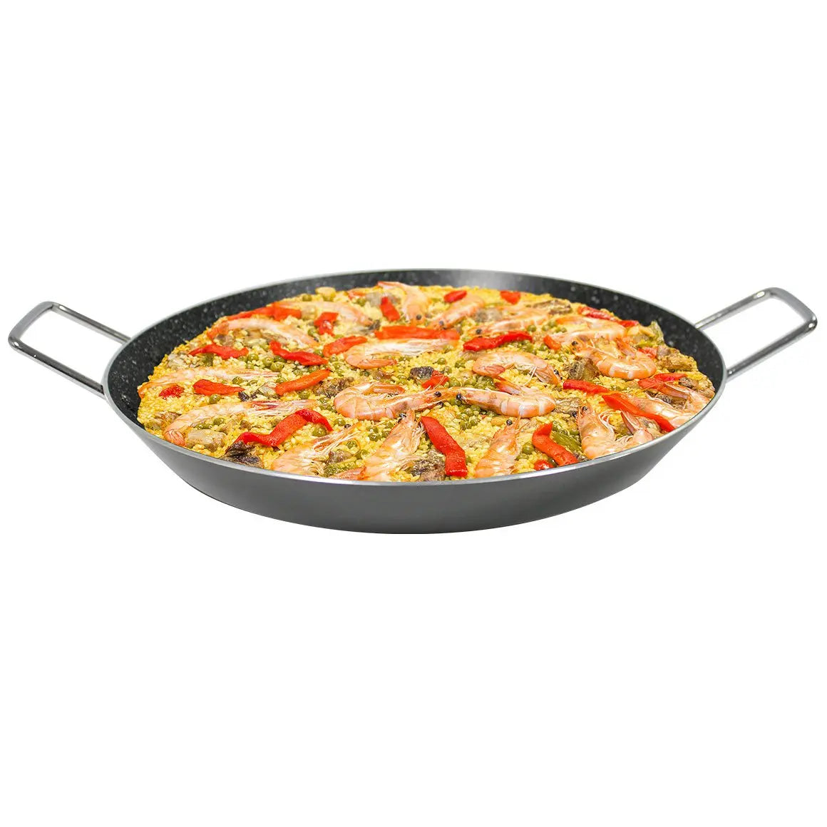 Stonewell 26cm Paella Pan Kitchen Non Stick Cookware Stone Black Deals499