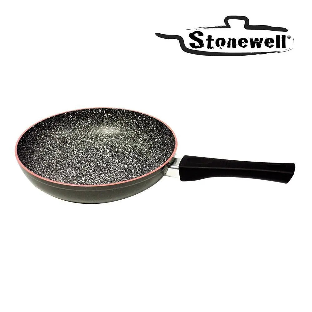 Stonewell 32cm Pan With Heat Sensor Kitchen Non Stick Cookware Black Deals499