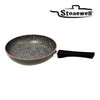Stonewell 32cm Pan With Heat Sensor Kitchen Non Stick Cookware Black Deals499