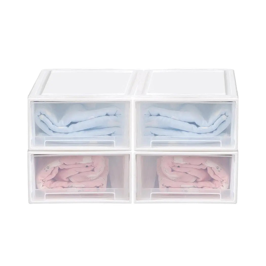 Storage Drawers Set Cabinet Tools Organiser Box Chest Drawer Plastic Stackable Deals499
