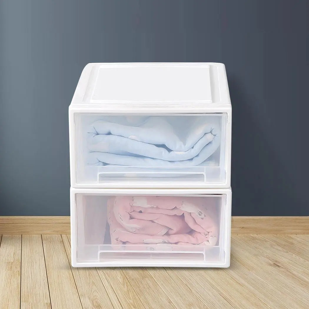 Storage Drawers Set Cabinet Tools Organiser Box Chest Drawer Plastic Stackable Deals499