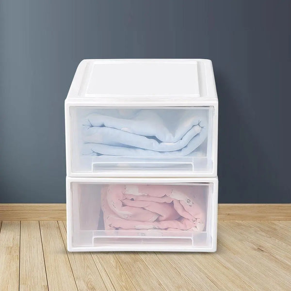 Storage Drawers Set Cabinet Tools Organiser Box Chest Drawer Plastic Stackable Deals499