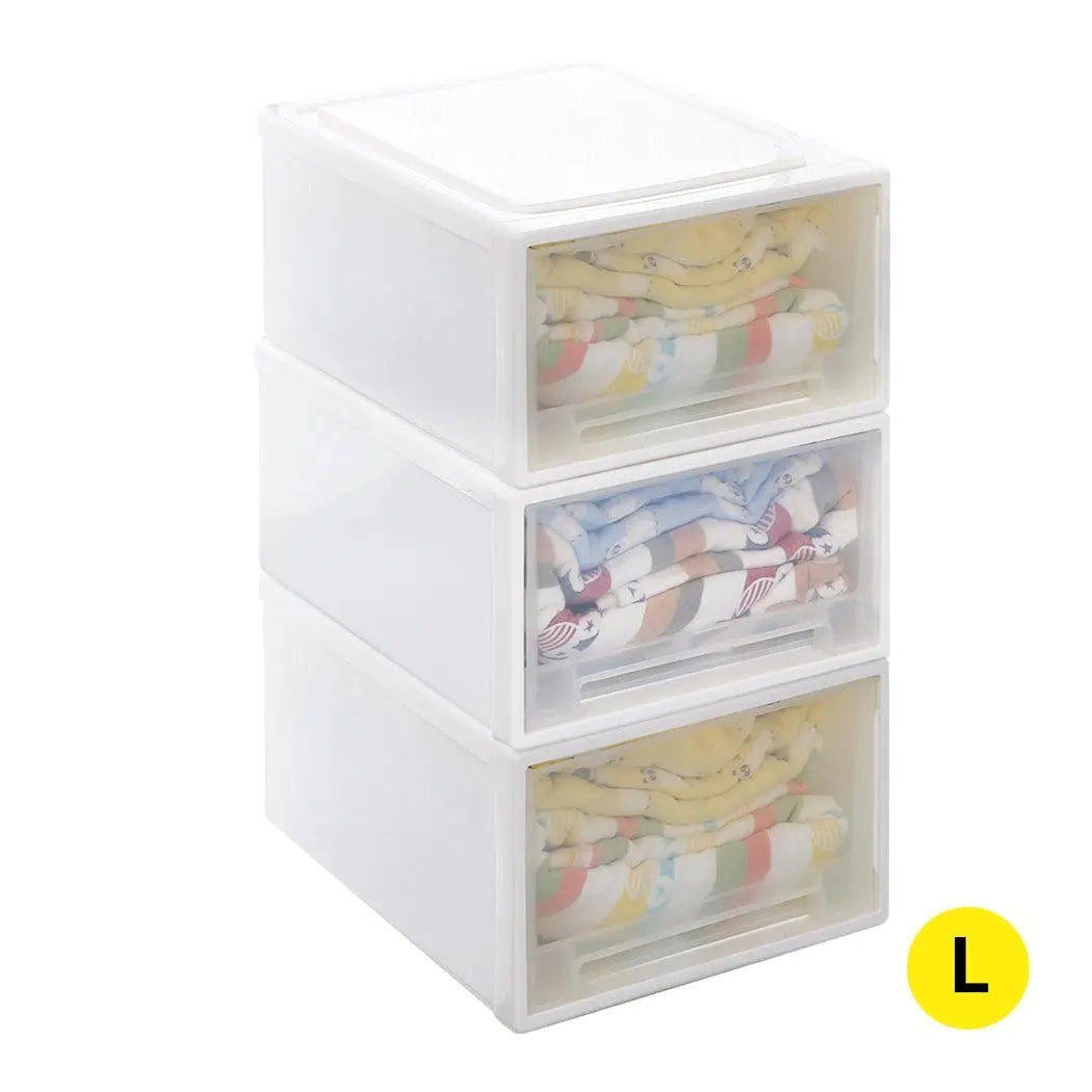 Storage Drawers Set Cabinet Tools Organiser Box Chest Drawer Plastic Stackable Deals499