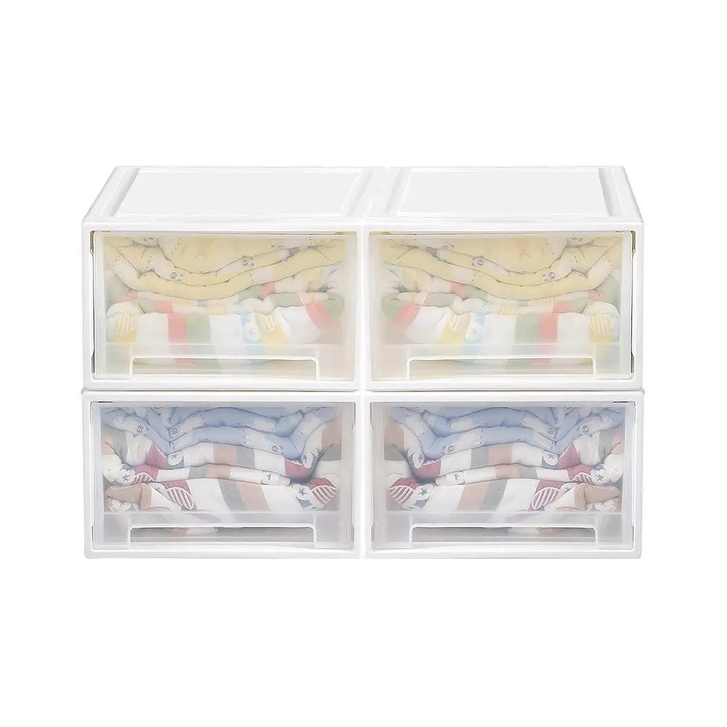 Storage Drawers Set Cabinet Tools Organiser Box Chest Drawer Plastic Stackable Deals499