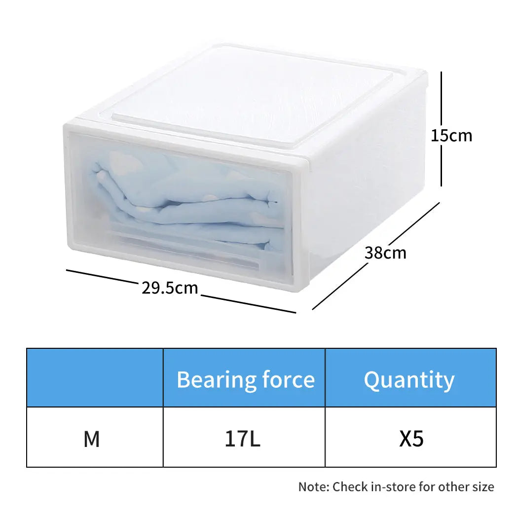 Storage Drawers Set Cabinet Tools Organiser Box Chest Drawer Plastic Stackable Deals499