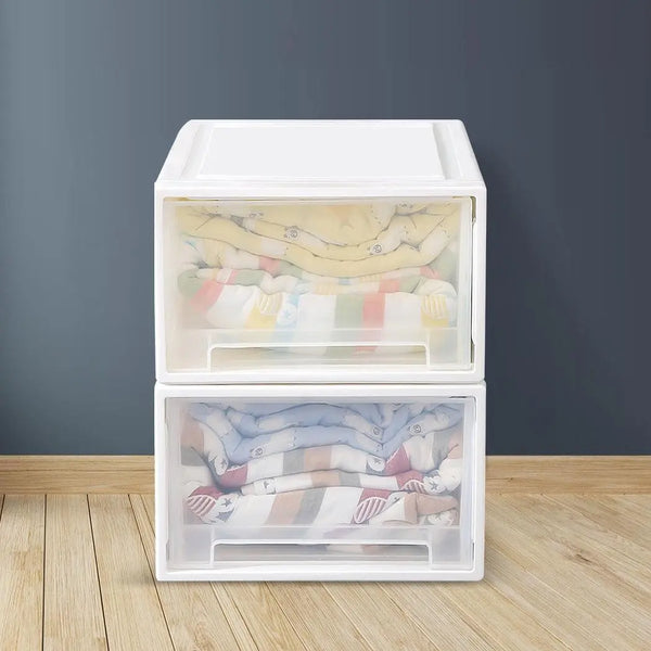 Storage Drawers Set Cabinet Tools Organiser Box Chest Drawer Plastic Stackable L Deals499