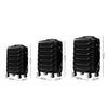 Suitcase Luggage Set 3 Piece Sets Travel Organizer Hard Cover Packing Lock Black Deals499