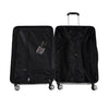 Suitcase Luggage Set 3 Piece Sets Travel Organizer Hard Cover Packing Lock Black Deals499