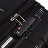 Suitcase Luggage Set 3 Piece Sets Travel Organizer Hard Cover Packing Lock Black Deals499