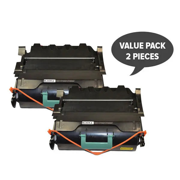 T650 Premium Generic Toner Cartridge x 2 LEXMARK