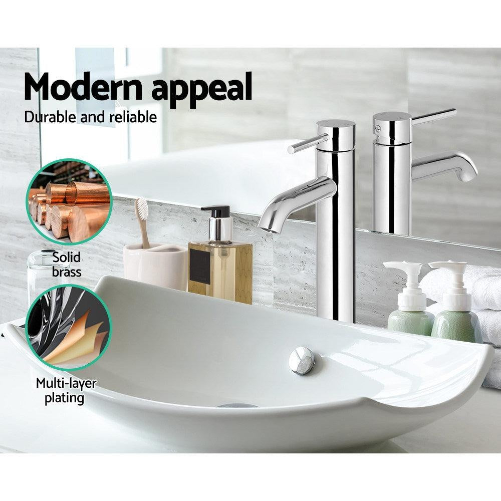 Cefito Basin Mixer Tap - Silver Deals499