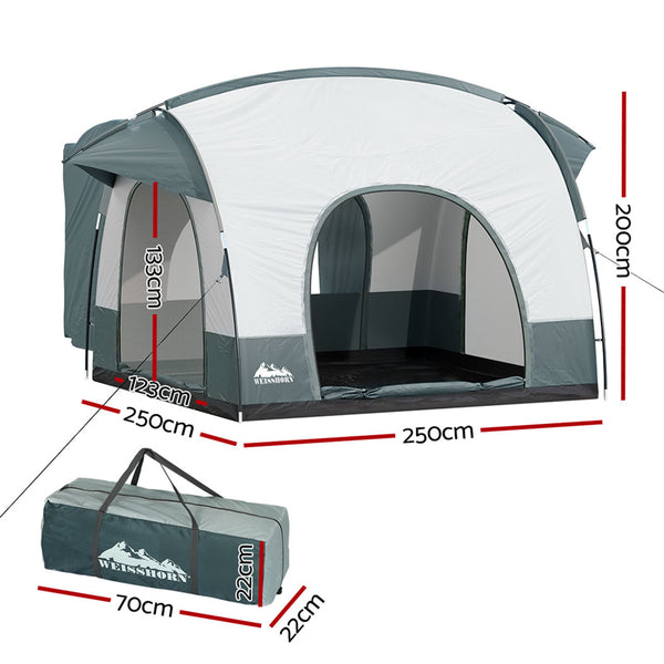 Weisshorn Camping Tent Car SUV Rear Extension Canopy Portable Outdoor Family 4WD from Deals499 at Deals499