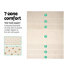Giselle Bedding Pure Natural Latex Mattress Topper 7 Zone 5cm Double Giselle