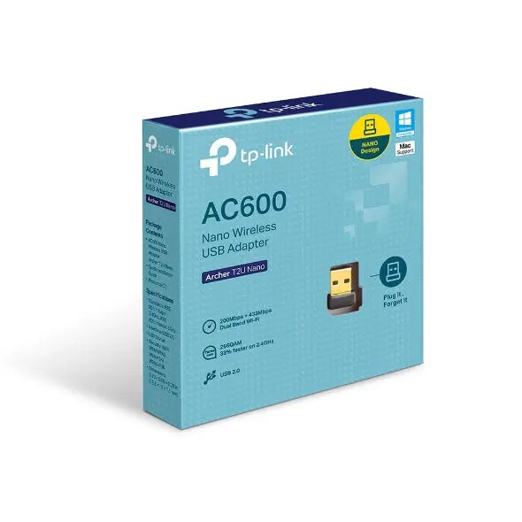 TP-LINK Archer T2U Nano AC600 Nano Wireless USB Adapter TP-LINK
