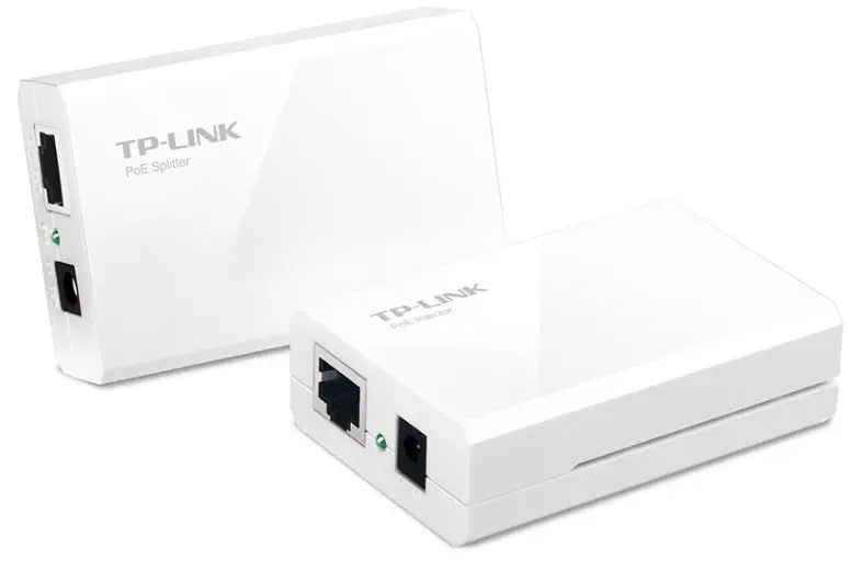 TP-LINK TL-POE200 PoE Injector Splitter 10/100Mbps Power Over Ethernet Adapter Kit carry Power & Data over 100m Plug & Play TP-LINK