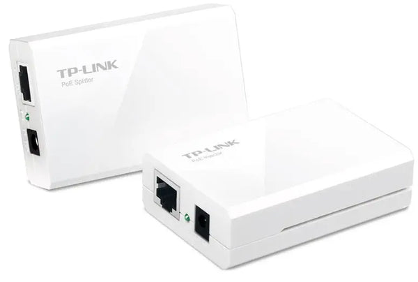 TP-LINK TL-POE200 PoE Injector Splitter 10/100Mbps Power Over Ethernet Adapter Kit carry Power & Data over 100m Plug & Play TP-LINK