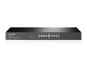 TP-LINK TL-SF1016 16-Port 10/100Mbps Rackmount Switch MAC MDI/MDIX Steel Case TP-LINK